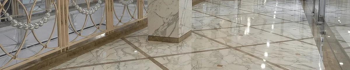Beautiful marble floor professionally installed in Scottsdale, AZ